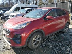 Salvage cars for sale at Waldorf, MD auction: 2020 KIA Sportage LX