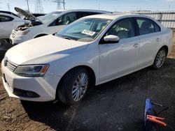 Salvage cars for sale at Elgin, IL auction: 2013 Volkswagen Jetta SEL