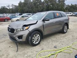 Salvage cars for sale at Ocala, FL auction: 2016 KIA Sorento LX