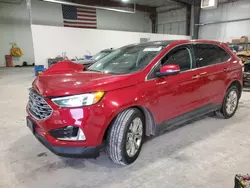 Salvage cars for sale at Greenwood, NE auction: 2020 Ford Edge Titanium