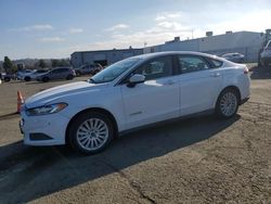 Salvage cars for sale at Vallejo, CA auction: 2014 Ford Fusion S Hybrid