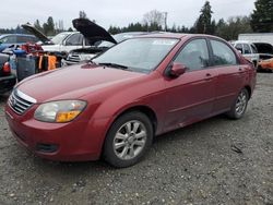 Salvage cars for sale at Graham, WA auction: 2009 KIA Spectra EX