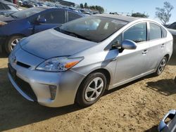 Salvage cars for sale at American Canyon, CA auction: 2014 Toyota Prius