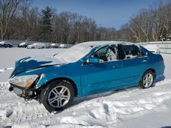 Salvage cars for sale at West Warren, MA auction: 2006 Honda Accord SE