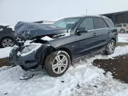 Mercedes-Benz salvage cars for sale: 2012 Mercedes-Benz ML 350 Bluetec