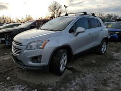 Chevrolet salvage cars for sale: 2016 Chevrolet Trax LTZ