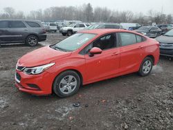 Salvage cars for sale at Chalfont, PA auction: 2018 Chevrolet Cruze LS