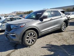 Salvage cars for sale at Las Vegas, NV auction: 2021 Ford Explorer ST