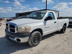 Salvage cars for sale at West Palm Beach, FL auction: 2006 Dodge RAM 1500 ST