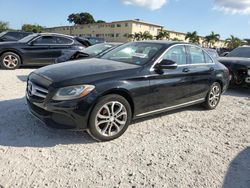 Salvage cars for sale at Opa Locka, FL auction: 2015 Mercedes-Benz C 300 4matic