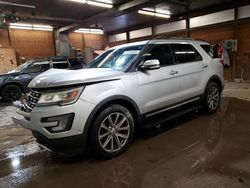 Vehiculos salvage en venta de Copart Ebensburg, PA: 2017 Ford Explorer Limited