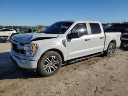 Salvage cars for sale at Houston, TX auction: 2021 Ford F150 Supercrew