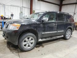 Salvage cars for sale at Billings, MT auction: 2012 Nissan Armada SV