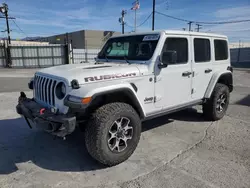 Salvage cars for sale at Sun Valley, CA auction: 2021 Jeep Wrangler Unlimited Rubicon