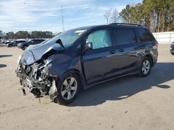 Salvage cars for sale at Dunn, NC auction: 2018 Toyota Sienna LE