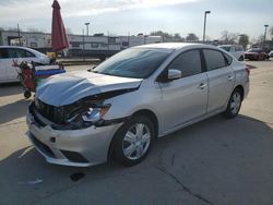 Salvage cars for sale at Sacramento, CA auction: 2017 Nissan Sentra S