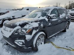 Salvage cars for sale at Wayland, MI auction: 2017 Nissan Pathfinder S