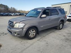 Salvage cars for sale at Gaston, SC auction: 2001 Toyota Sequoia Limited