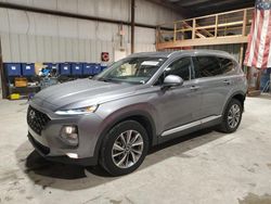 Salvage cars for sale from Copart Sikeston, MO: 2019 Hyundai Santa FE SEL