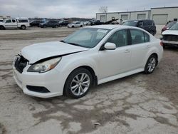 Salvage cars for sale at Kansas City, KS auction: 2014 Subaru Legacy 2.5I Premium