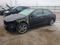 Salvage cars for sale at Elgin, IL auction: 2017 Hyundai Elantra SE