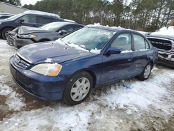 Salvage cars for sale at Seaford, DE auction: 2002 Honda Civic EX