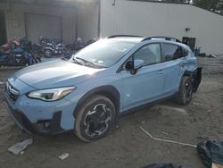 Salvage cars for sale at Seaford, DE auction: 2021 Subaru Crosstrek Limited