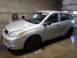 Salvage cars for sale at Blaine, MN auction: 2003 Toyota Corolla Matrix XR