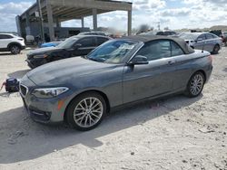 Salvage cars for sale at West Palm Beach, FL auction: 2016 BMW 228 XI Sulev