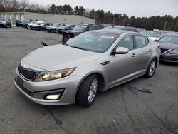 Salvage cars for sale at Exeter, RI auction: 2014 KIA Optima EX