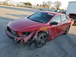 Honda salvage cars for sale: 2017 Honda Accord Sport