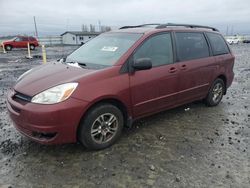 Salvage cars for sale from Copart Airway Heights, WA: 2004 Toyota Sienna CE