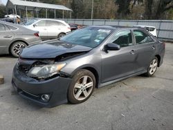 Salvage cars for sale at Savannah, GA auction: 2012 Toyota Camry Base