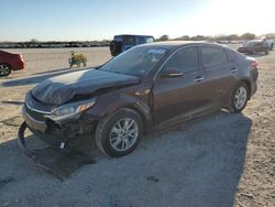 Salvage cars for sale at San Antonio, TX auction: 2017 KIA Optima LX