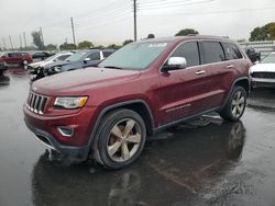 Salvage cars for sale at Miami, FL auction: 2016 Jeep Grand Cherokee Limited