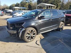 Salvage cars for sale at auction: 2017 Ford Edge Sport