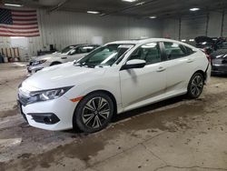 Salvage cars for sale at Franklin, WI auction: 2016 Honda Civic EX