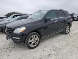 2012 Mercedes-Benz ML 350 Bluetec en venta en Temple, TX