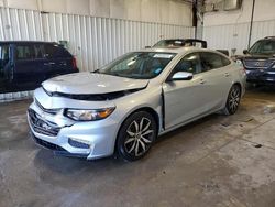 Salvage cars for sale at Franklin, WI auction: 2017 Chevrolet Malibu LT