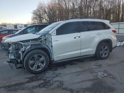 Salvage cars for sale from Copart Glassboro, NJ: 2019 Toyota Highlander Hybrid Limited