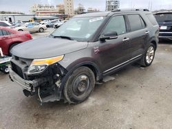 Salvage cars for sale at auction: 2015 Ford Explorer XLT