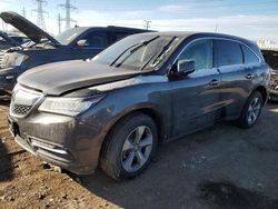 Salvage cars for sale at Elgin, IL auction: 2016 Acura MDX