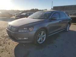 Salvage cars for sale at Fredericksburg, VA auction: 2012 Volkswagen Passat SE