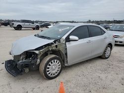 Salvage cars for sale at Houston, TX auction: 2017 Toyota Corolla L