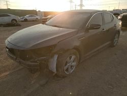 Salvage cars for sale at Elgin, IL auction: 2015 KIA Optima LX