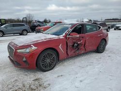 Salvage cars for sale at Columbia Station, OH auction: 2019 Genesis G70 Elite