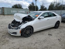 Salvage cars for sale at Midway, FL auction: 2017 Cadillac ATS Premium Luxury