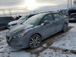 Salvage cars for sale at Elgin, IL auction: 2021 Nissan Versa SV