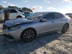 Salvage cars for sale at Loganville, GA auction: 2015 Acura TLX Tech