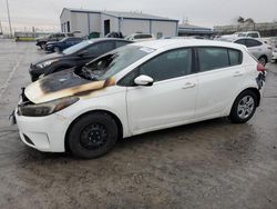 Salvage cars for sale at Tulsa, OK auction: 2017 KIA Forte LX